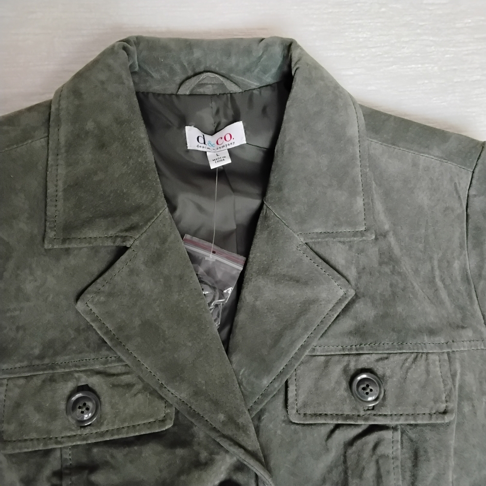 Denim&Co Olive Blazer Jacket - Picture 11 of 16